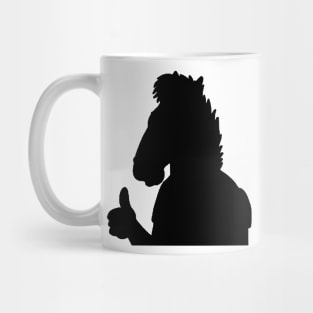 Bojack silhouette Mug